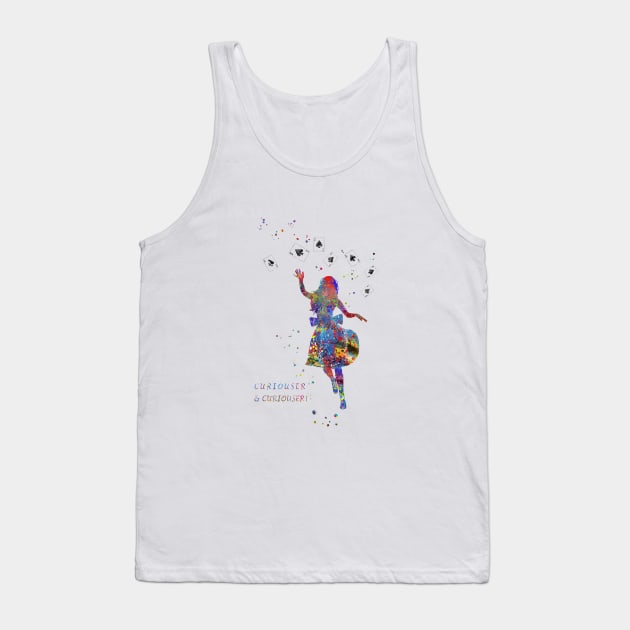 Alice in Wonderland Tank Top by RosaliArt